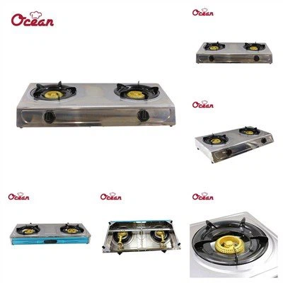 Tērauda gāzes plīts 2 deglis